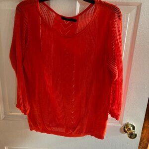 Womens The Limited Lightweight Cotton Blend Sweater